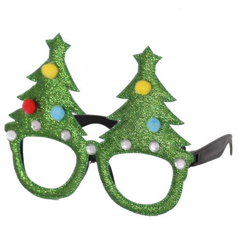 Jule tema, foto rekvisitter, fest tilbehør julemanden hat snemand briller voksen børn legetøj jul fest forsyninger !!: Juletræ