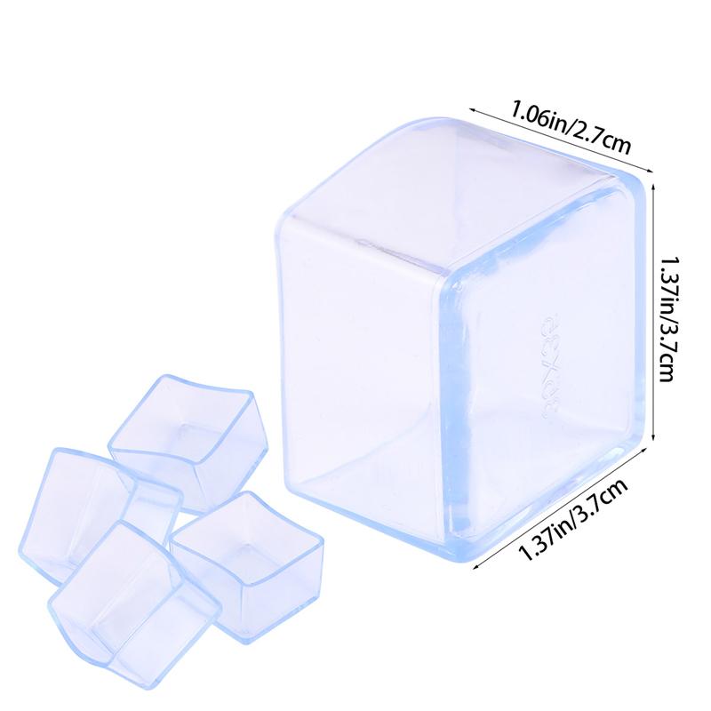 40Pcs Desk Legs Protective Cover Chair Leg Caps Floor Protector Furniture Foot Covers Foot Table Leg Mat For Home Office Shop
