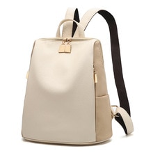 Frauen Rucksack für Schule Stil Leder Tasche Für College Einfache Frauen Casual Daypacks mochila Weibliche Berühmte Brands168-325