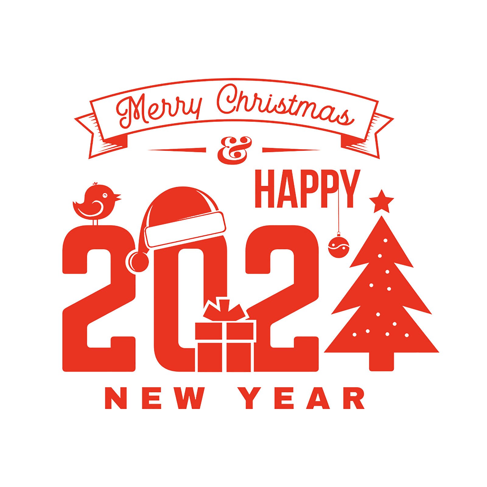 DIY Merry Christmas Wall Stickers Window Glass Stickers Christmas Decorations For Home Christmas Ornaments Xmas Year: Red
