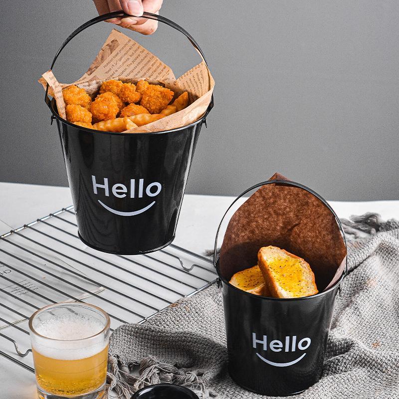 French Fries Fried Chicken Snack Basket Chicken Wing Bread Basket Fried Food Plate Restaurant French Fries Basket