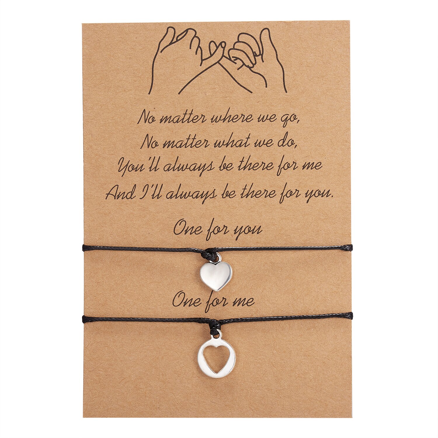 2 Stks/set Bedelarmband Voor Vriendschap Familie Stellen Rvs Liefde Hart Vlinder Lucky Handgemaakte Moederdag Armband: 3