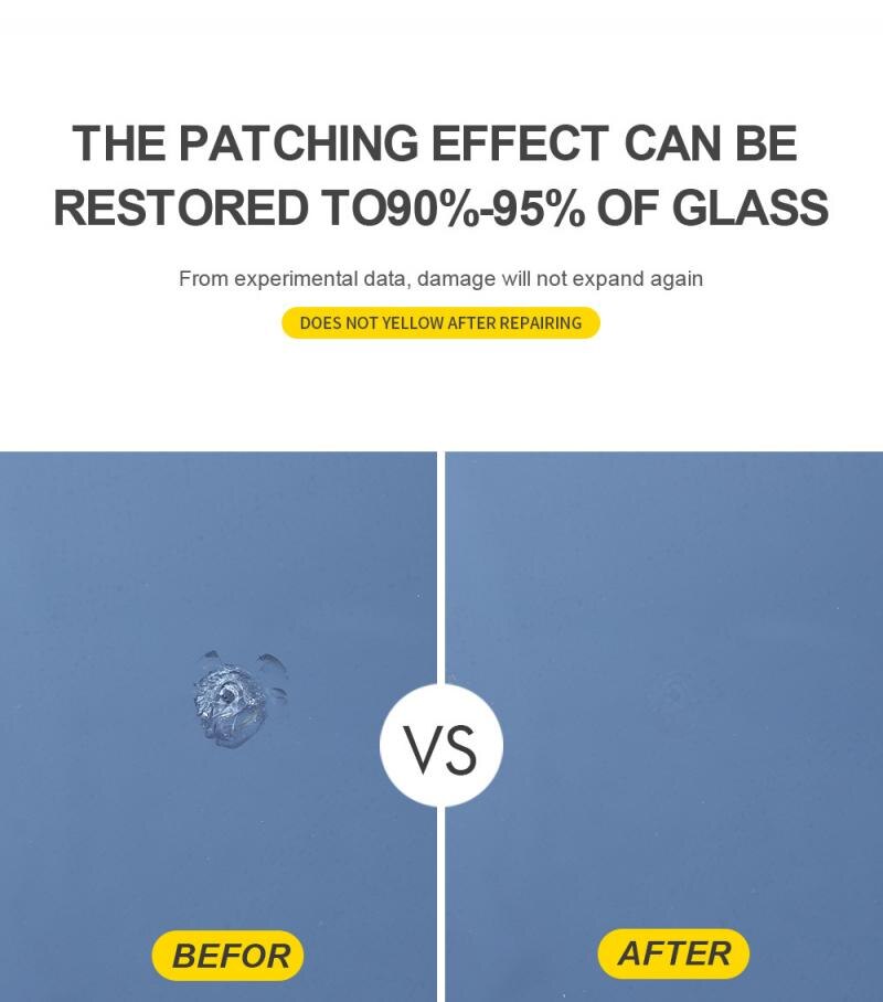 Car Window Glass Crack Chip Resin Windscreen Windshield Repair Tool Kit DIY