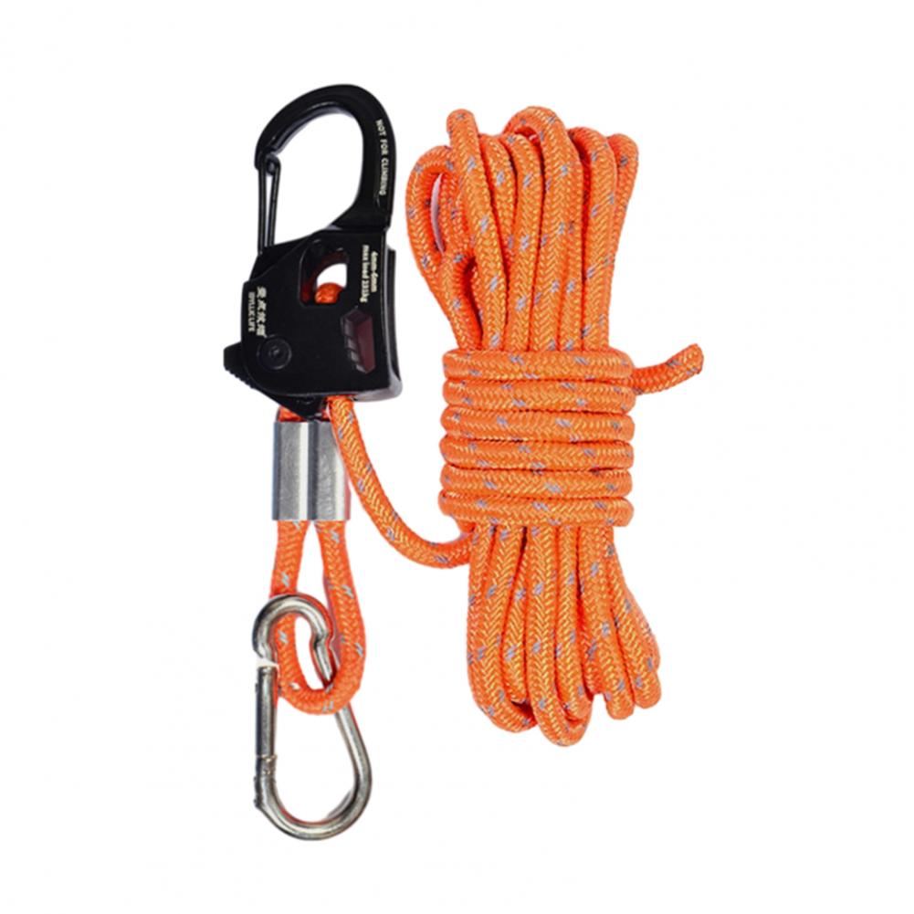 Accesorios de acampada, tensor de cuerda de tienda de campaña de aleación de aluminio duradero para equipo de Camping portátil ligero, fuerte para exteriores: Naranja