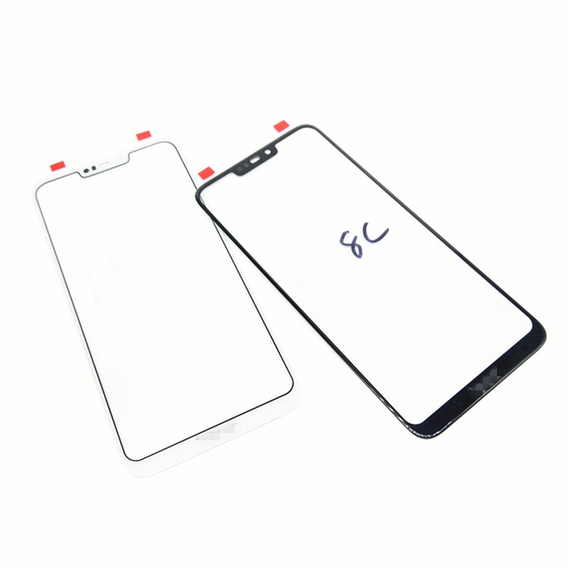 Honor8C Outer Screen For Huawei Honor 8C Front Touch Panel LCD Display Out Glass Cover Lens Phone Repair Replace Parts