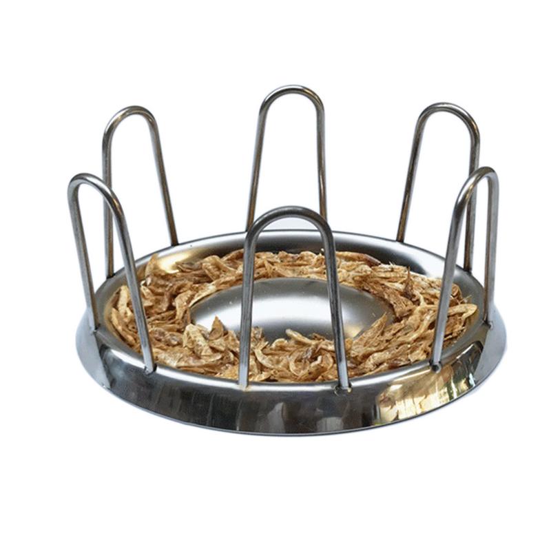 304 Rvs Diameter Ronde Reling Vorm Schildpad Kom Rvs Schildpad Voedsel Schotel Food-grade Reptiel feeder: 01
