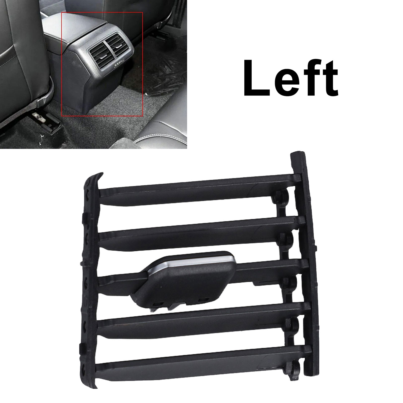 Achter AC Airconditioning Vent Grill Opvouwbare Clip Trim Voor Golf 7 7.5 MK7 MK7.5 5GG 819203 5G 0819203 Auto-interieuronderdelen