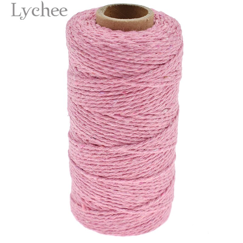 Lychee Life 100 Yards 2mm Colorful Cotton Thread High Ouality Sewing Thread DIY Sewing Accessories For Jeans Clothes Curtain: 3