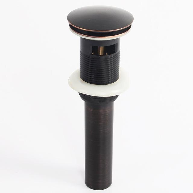 Grifo cuadrado negro para lavabo de baño, grifería de un solo mando para lavabo, montado en cubierta: Basin Drain