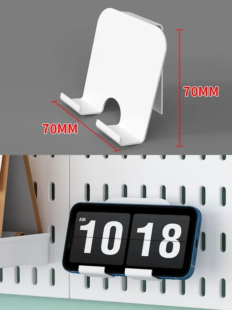 Nordic Pegboard Wall DIY Door Organizer Mounted Rack Garage Panel Shelf Kitchen Display Shelf Accessory Organizer Perforated