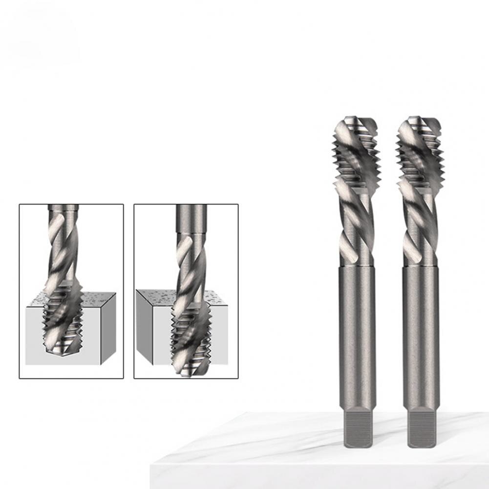 M2/M3/M4/M5/M6/M8/M10/M12 Spiral Tap Sharp Drilling Higher Strength Fluted Pointed Screw Tapping Bit for Aluminum Processing