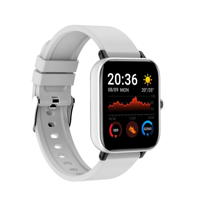 P8 Smartwatch - 1.54" Square Screen - Heart Rate, Blood Pressure, Sleep Monitor - Android Compatible: 2