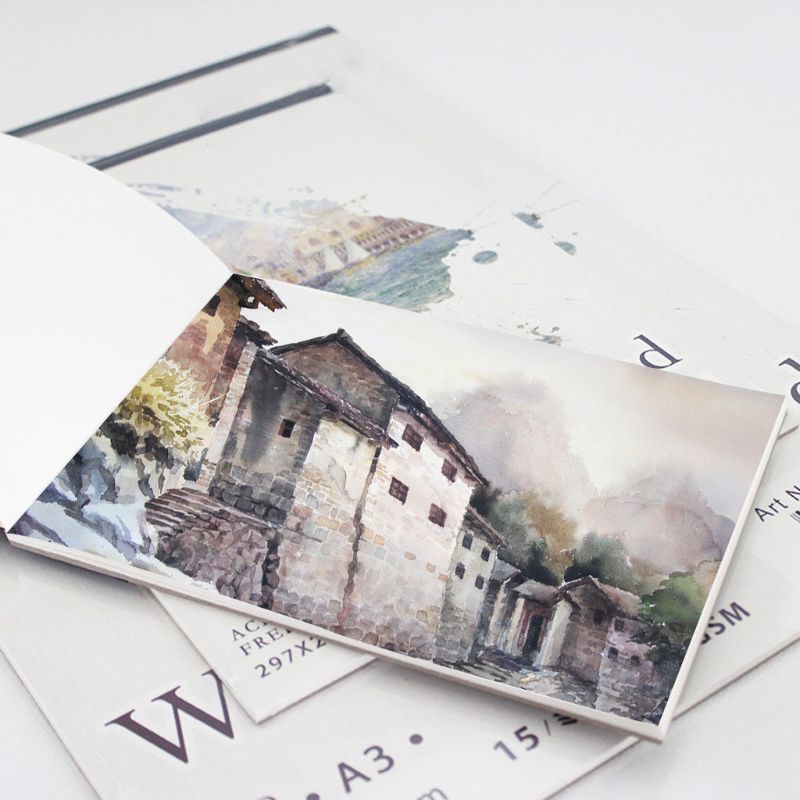 Aquarel Papier Schetsboek 15 Vellen A3/A4/A5 Notepad Notebook Voor Schilderij Tekening Dagboek Journal Notebook Art Supplies