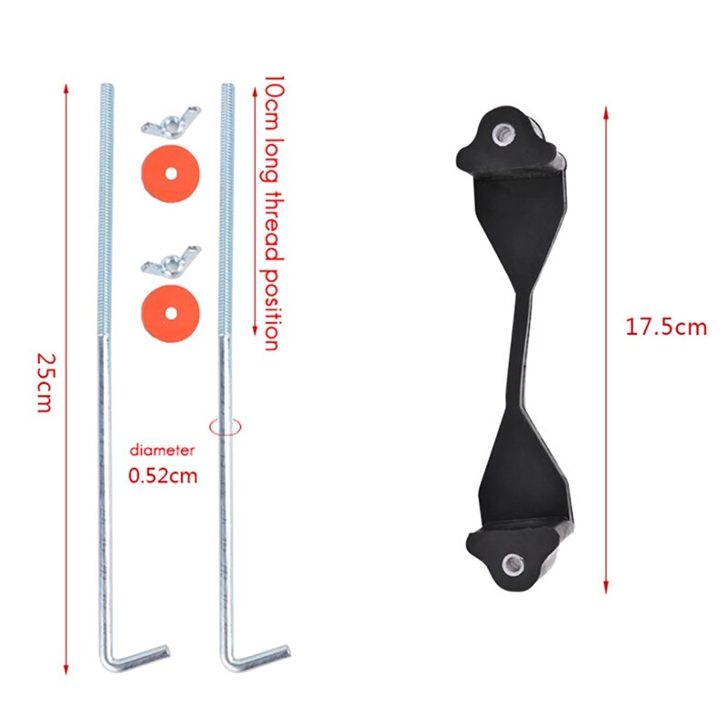 Universal Crossbar Battery Hold Down Bolts Bracket for 55AH 60AH 68AH 70AH 72AH 85AH 100AH Battery