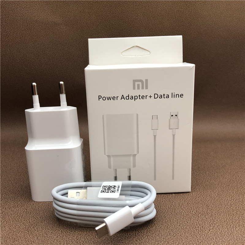 Original XIAOMI USB Ladegerät Adapter 5 V/2A EU SET Micro USB Kabel Für Redmi 4 4X 4A Hinweis 5 5A 6 6A 7 7A S2 Mit Box