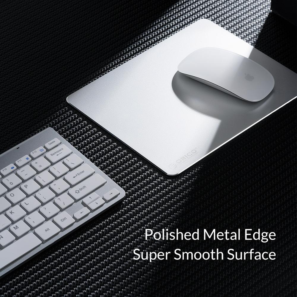 ORICO Double-sided Aluminum Alloy Mouse Pad Hard Smooth Ultra-thin Computer Game Mouse Pad Double-sided Waterproof Home Office