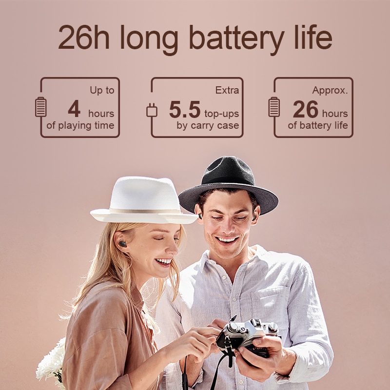 Haylou GT1 Pro Bluetooth Earphone Long Battery HD Stereo TWS Touch Control Wireless Headset With Dual Mic Noise Isolation