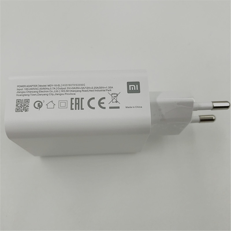 XIAOMI Mi 9 QC4.0 27W Usb Fast Charger Quick Turbo Charge Adapter Type C Cable for Mi CC9 Pro 9T Pro Max 3 Redmi K20 Note7 8 Pro