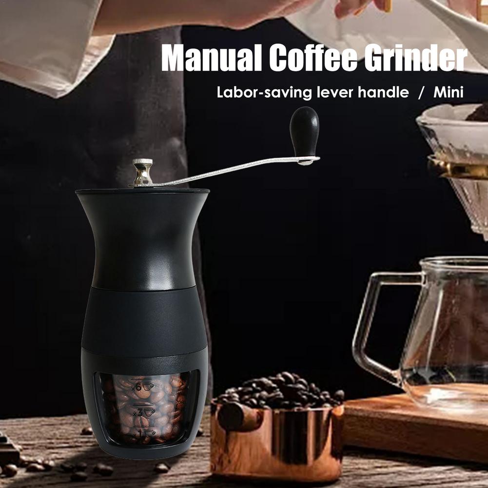 Manual Coffee Bean Grinder Portable Hand Crank Coffee Grinder With Ceramic Burr Hand Coffee Grinder For Aeropress Drip Coffee