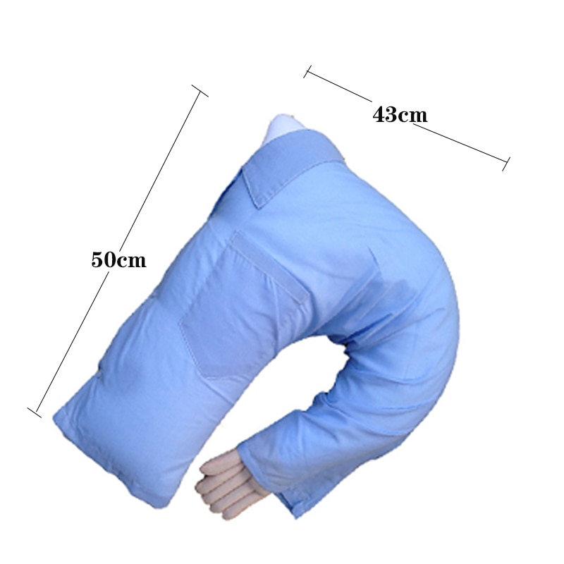 Netter Junge Freund Arm Körper Kissen Bett Kissen Arm Kissen Waschbar Freunde Umarmung Blau Kissen Kreative Geburtstag Kissen