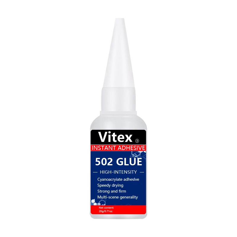LOOLIFL 20g Wood Rubber Metal Glass Super Liquid Universal Shoe Repair Glue Stationery Store 502 Instant Strong Bond Leather: WHITE