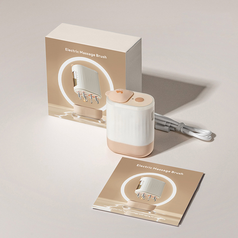 Xiaomi Youpin głowa masażer skóry głowy mikroprąd terapia światłem czerwonym grzebień wibracyjny medycyna aplikator oleju w płynie grzebień na porost włosów: Default Title