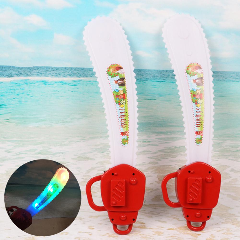 Kinder Leucht Kunststoff Elektrische Spielzeug Sah mit Sound Geburtstag Weihnachten Dekoration