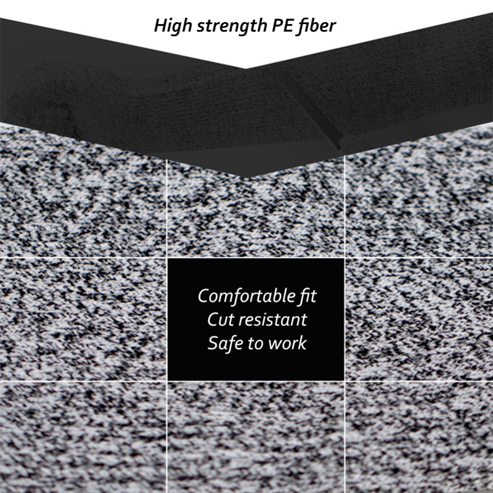 1 paar niveau 5 anti-lek snijbestendige anti-snijhandschoenen armbeschermingshoes HPPE snijbestendig huidvriendelijk