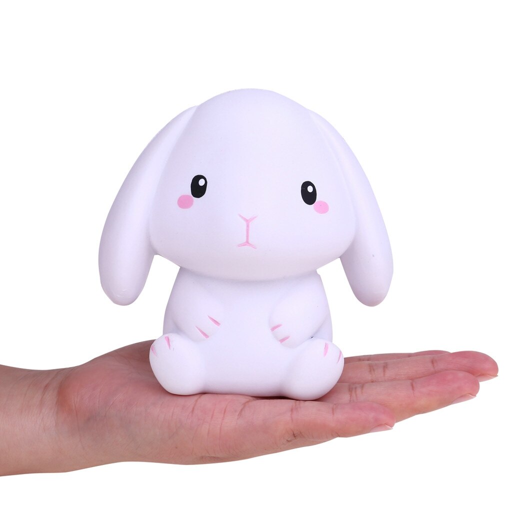 Adorable Rabbit Slow Rising Cream Scented Stress Relief Toys Rising Abreact Soft Sticky Stress Relief Funny Educational Toys