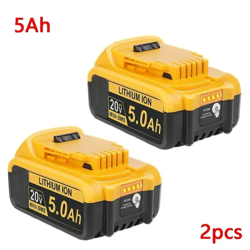 4-Ports Battery Charger for Dewalt 14.4V 18V 20V Battery 2A 3A Simultaneous Rapid Charger Station for DCB203 DCB204 DCB205: Beige