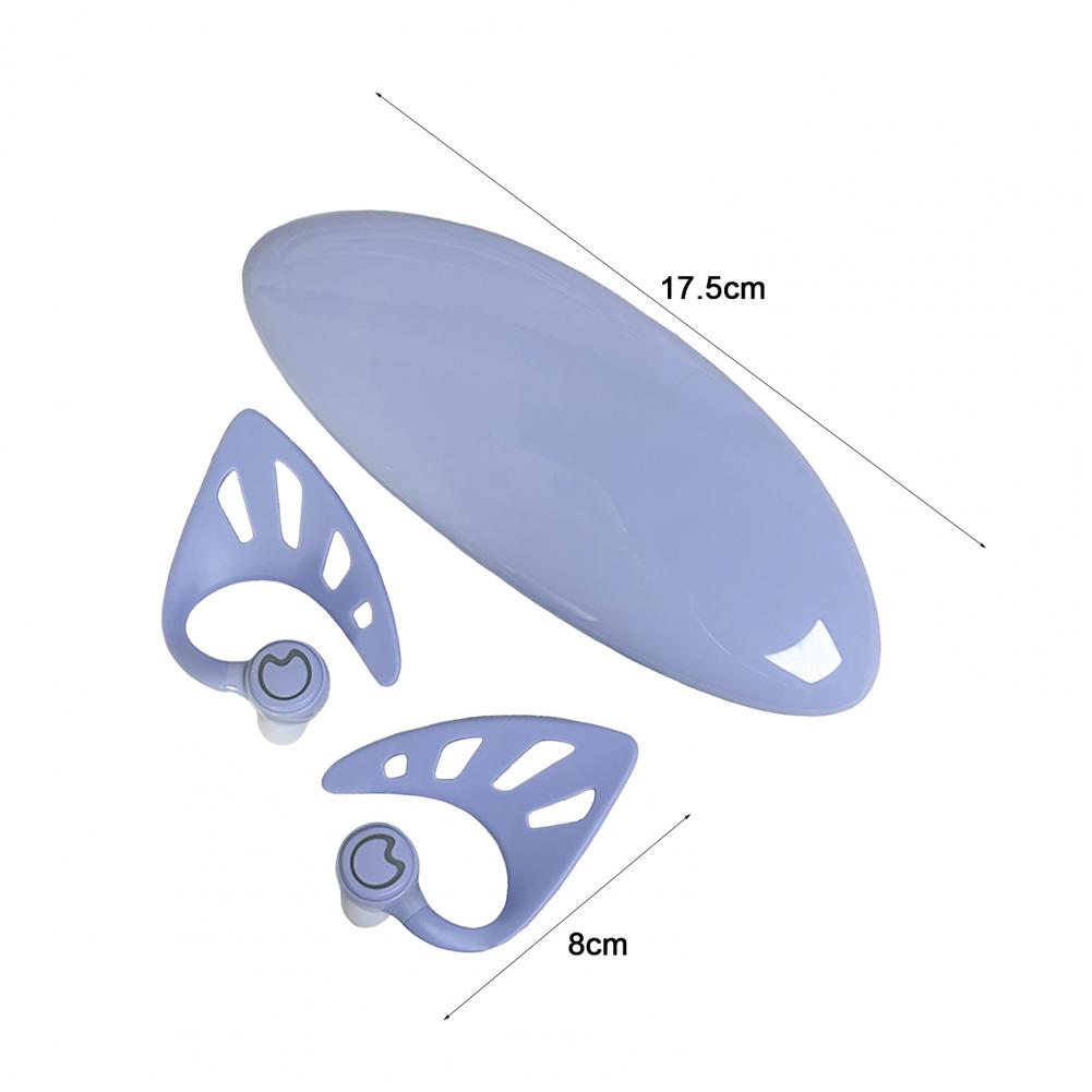 Elf Ear Appearance Headphones Stereo Sound Noise Reduction Bluetooth-compatible Wireless Elf in-Ear Earbuds with Charging Case