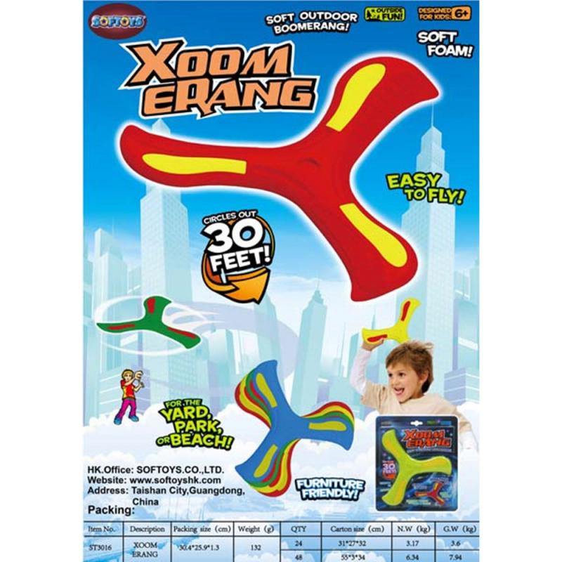 Boomerang udendørs park børns legetøj flyvende disk flyvende underkop puslespil dekompression for dreng og pige