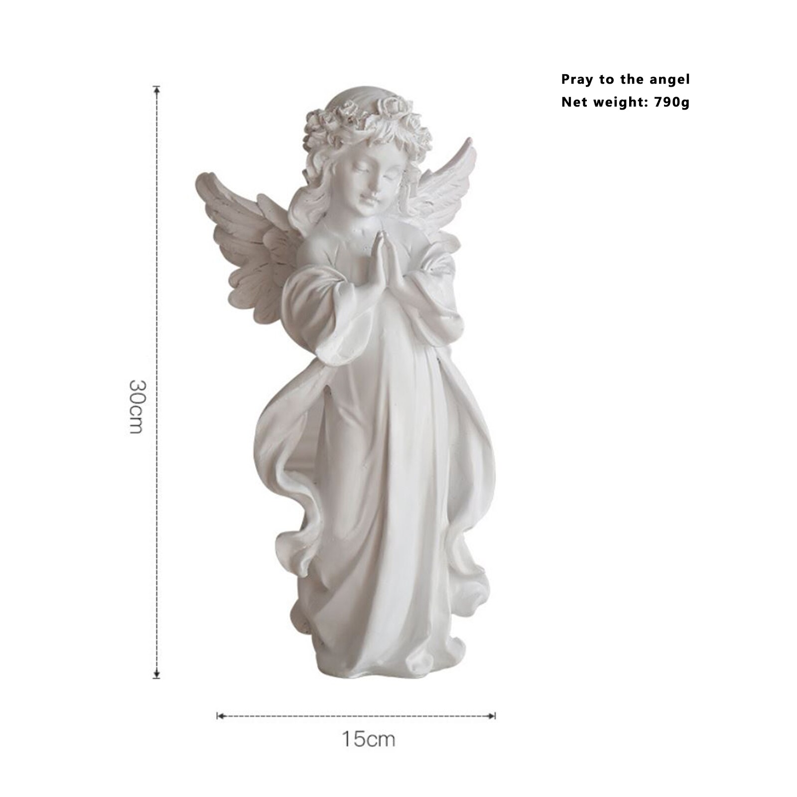 Angel Statue Small Cupid Figure Home Decor Music Fairy Model Sketch Practice Estatua Festival Home Figurines