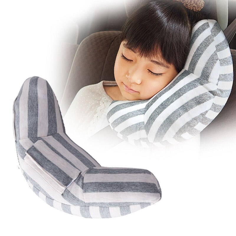 1 pieza estilo niños cuello reposacabezas cinturón de seguridad hombreras coche de quita y pon cómodo almohada cojín para dormir soporte de cabeza