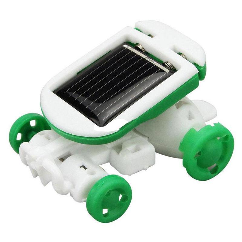 Neuheit 6 in 1DIY Solar- Montage Spielzeug Intelligente Entwicklung DIY Kreative hoch-Technik Wissenschaft Experiment Bausatz Spielzeug Solar- Montiert