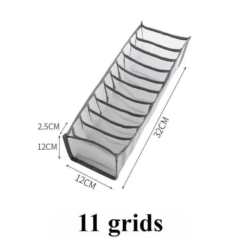 1pc Closet Organizer Storage Box Foldable Underwear Organizers Storage Dividers Drawer Organizer Socks Box for Clothes: Gold