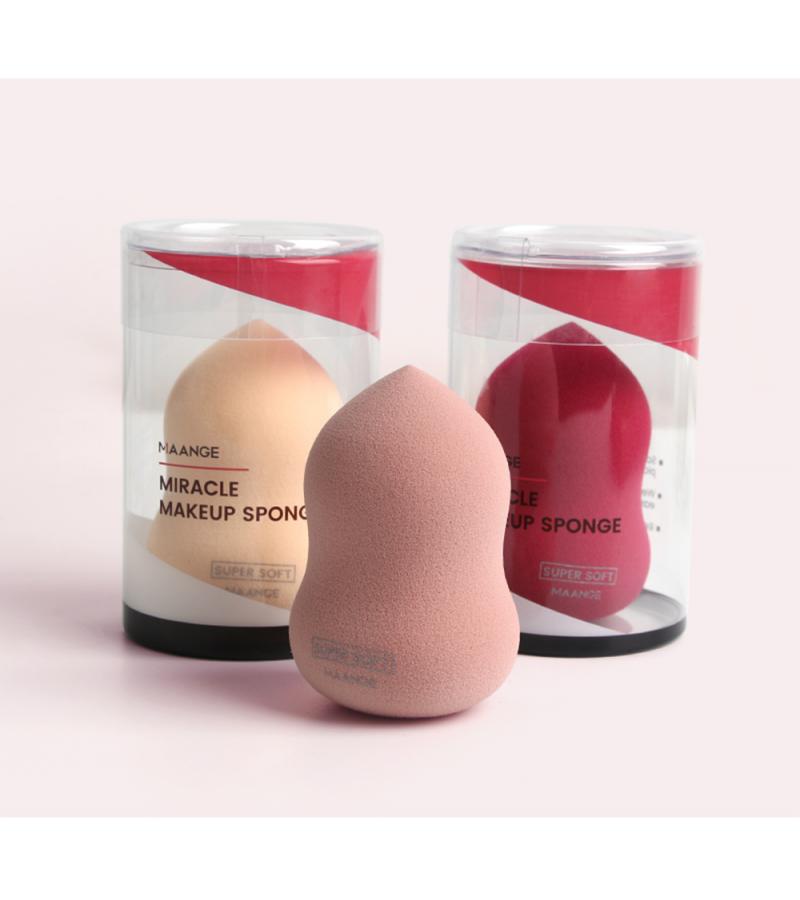 Esponja de maquillaje Pro Foundation de 3 piezas, esponja para mezclar sombra de ojos con forma de gota de agua, herramienta para maquillaje con aumento de agua