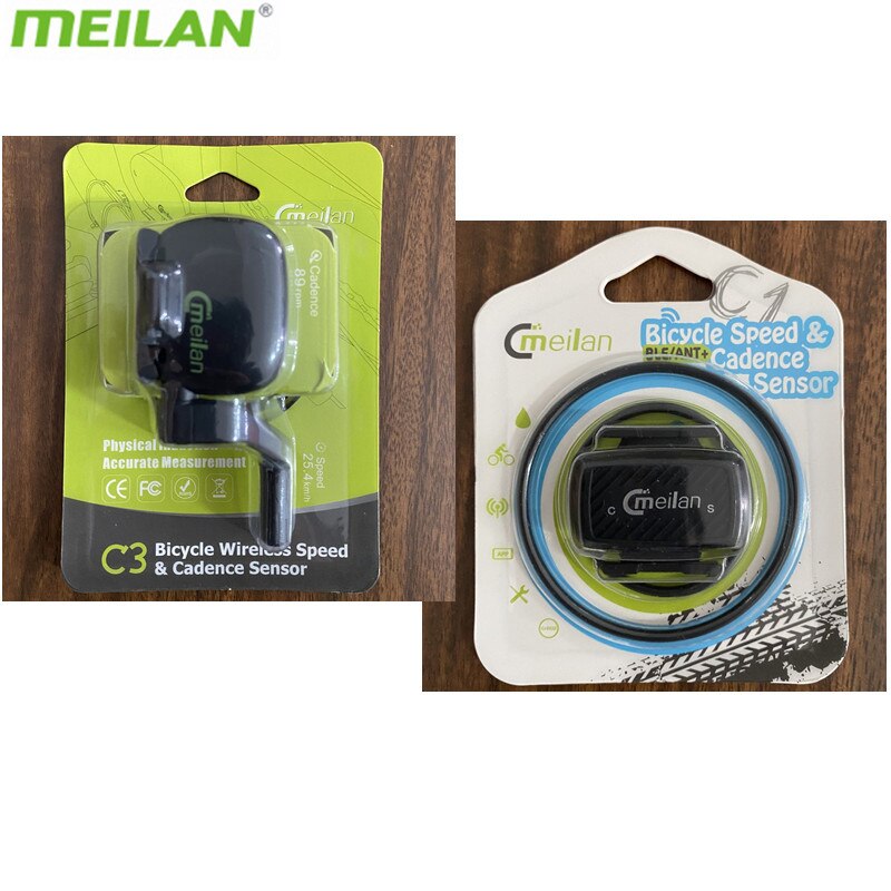 MEILAN Computer speedometer ANT+ Speed and Cadence C3 C1 Wireless Bluetooth BT4.0 sensore for bicycle computer, Cycling watch