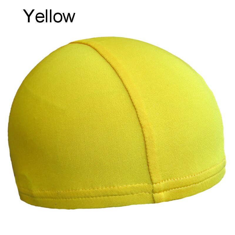 Weiche Helm Liner schnell-trocken Schädel Kappe Unter Helm Radfahren Kopfbedeckungen Fahrrad Sport Atmungsaktive Mütze Erwachsene unisex HSJ88: Gelb