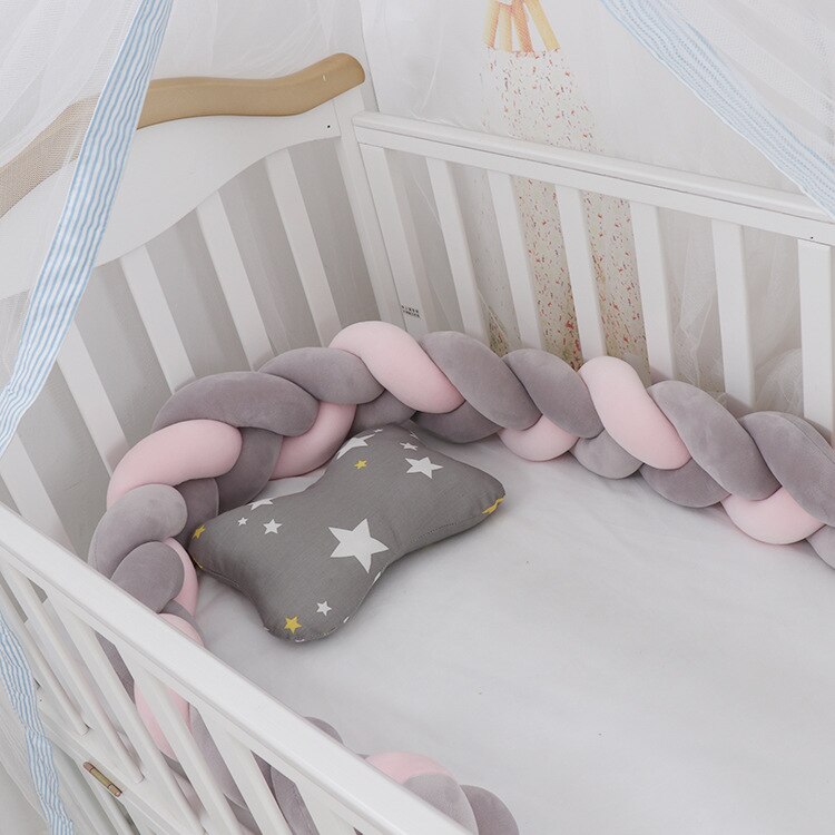3M di Lunghezza Del bambino Decorazione Della stanza Culla protettore Cuscini di Protezione Del bambino angolo Di Collisione Sicurezza Passeggino Biancheria Da Letto Culla: 5