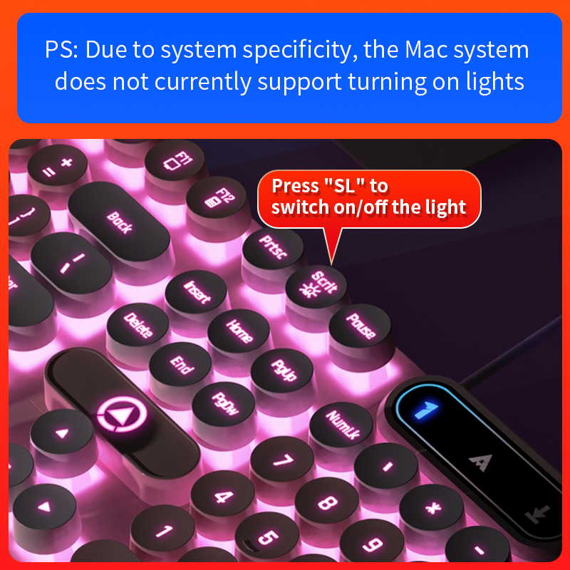 Teclado de oficina con cable USB USB, escritura silenciosa, ergonómico para computadora doméstica/negocios/de escritorio, Compatible con PC/portátil