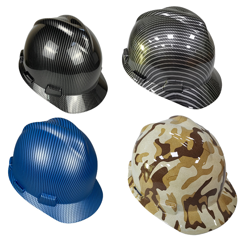 ABS Hard Hat Carbon Fiber Pattern Construction Helmet Safety Engineer Work Cap Anti-collision Protective Hat