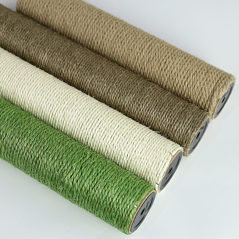 Cat Scratching Post Replacement Sisal Tree Refill Pole with M8 Screw Sisal Scratch Post Replacement Parts and Extension Post