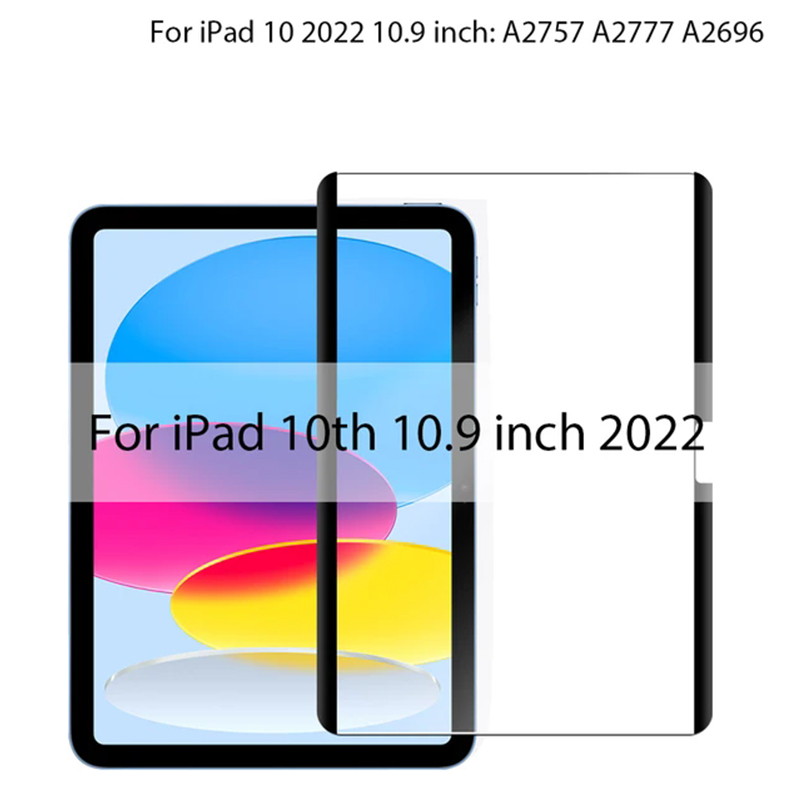 Protector de pantalla magnético reutilizable con sensación de papel para iPad 7/8 9th 10th Pro 11 Mini Air 1 2 3 4 5 6 2024 película de escritura esmerilada mate: Caqui