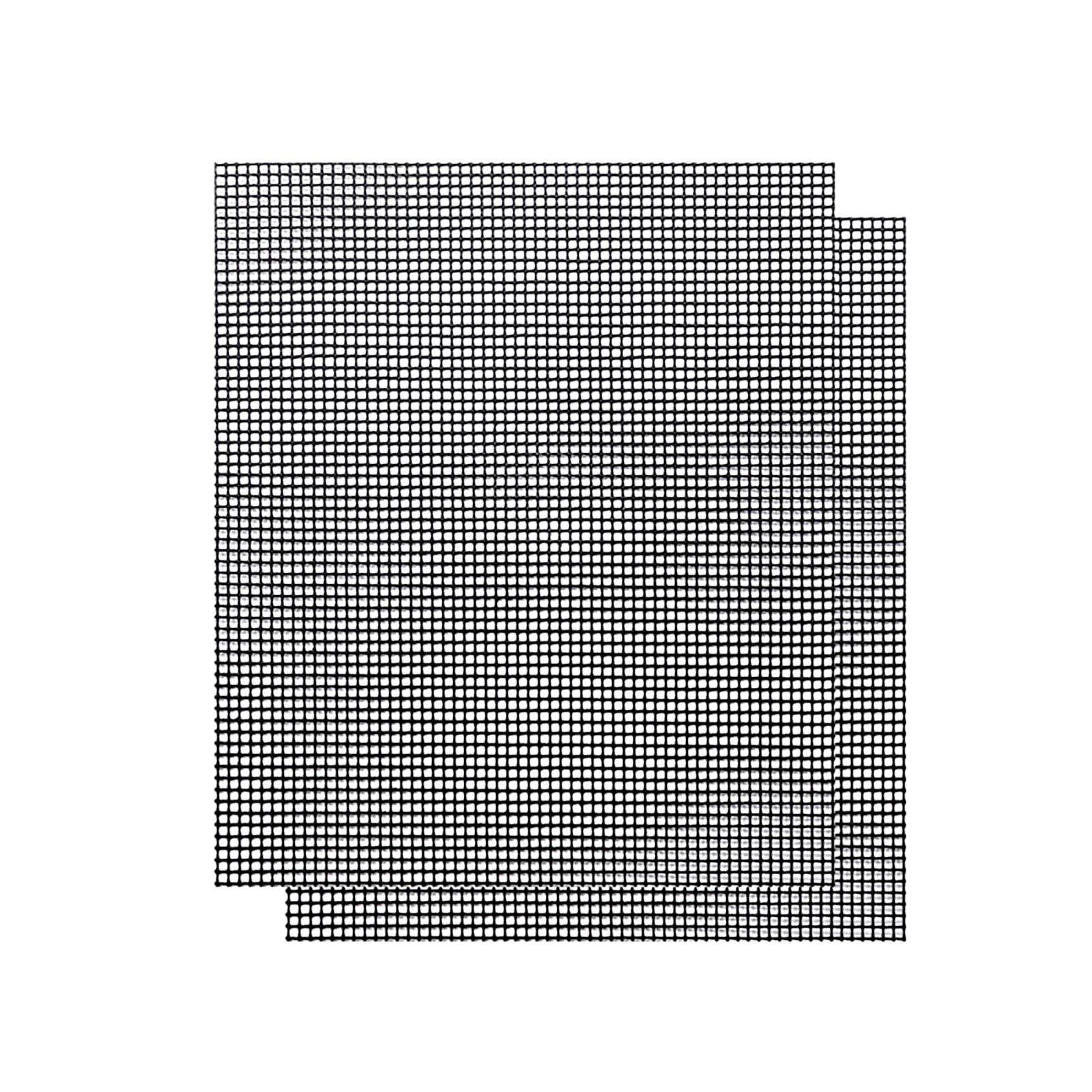 Tapis de cuisson en silicone résistant à la chaleur, grille creuse pour griller, maille pour barbecue, plaque de cuisson résistante aux hautes températures, filet pour barbecue #40: 2pcs