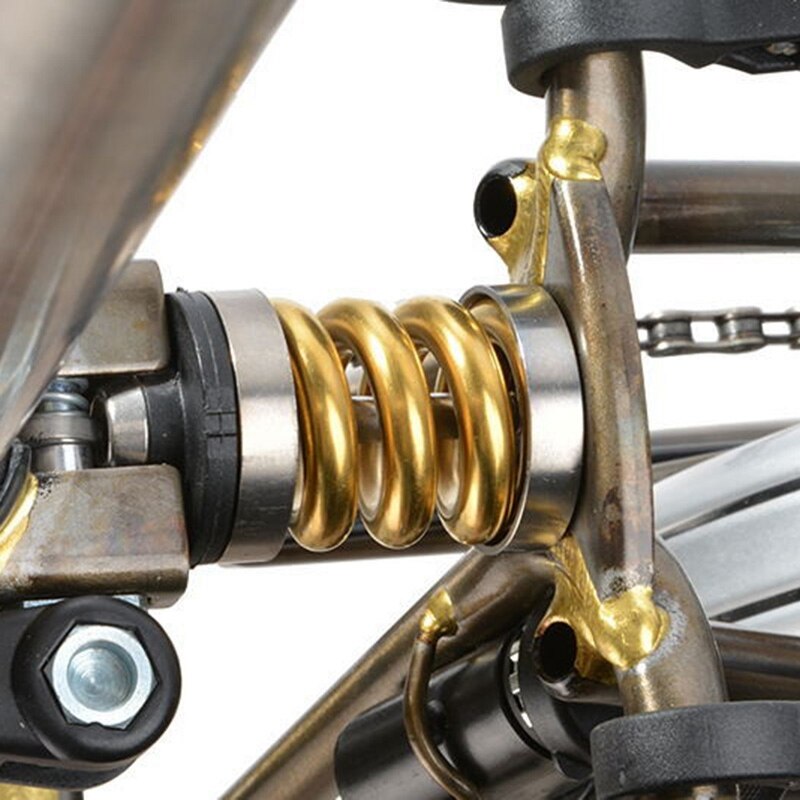 Vtt vélo chocs titane vélo vélo bobine ressort Suspension choc Shox pour Brompton amortisseur