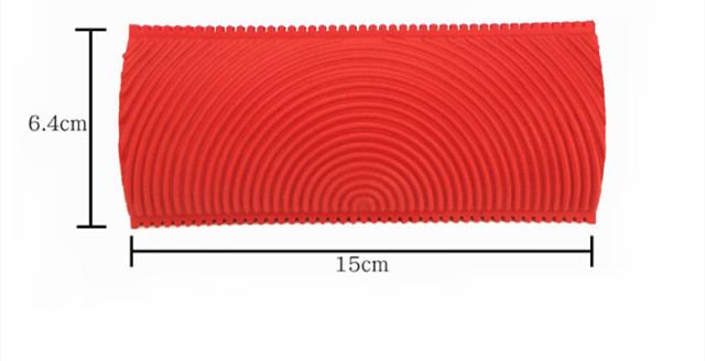 Rubber Wood Grain Paint Roller Imitation Wood Grain Pattern Paint Brush Home Decor Art Embossing DIY Wall Painting Tool: light green