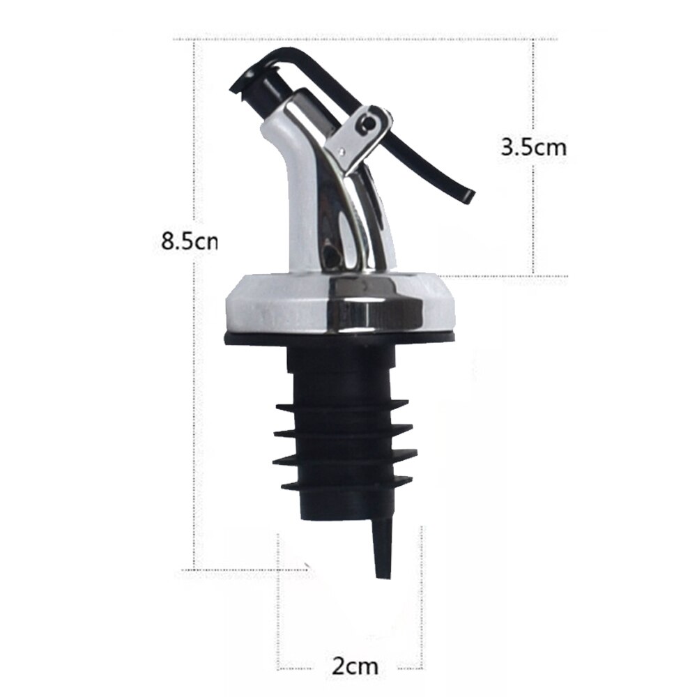 Bottle Sprayer for Oil Oliver Sauce Boats Rubber Bottle Stopper Leak Proof Nozzle Wine Pourer Liquor Dispenser Kitchen Bar Tool: 02