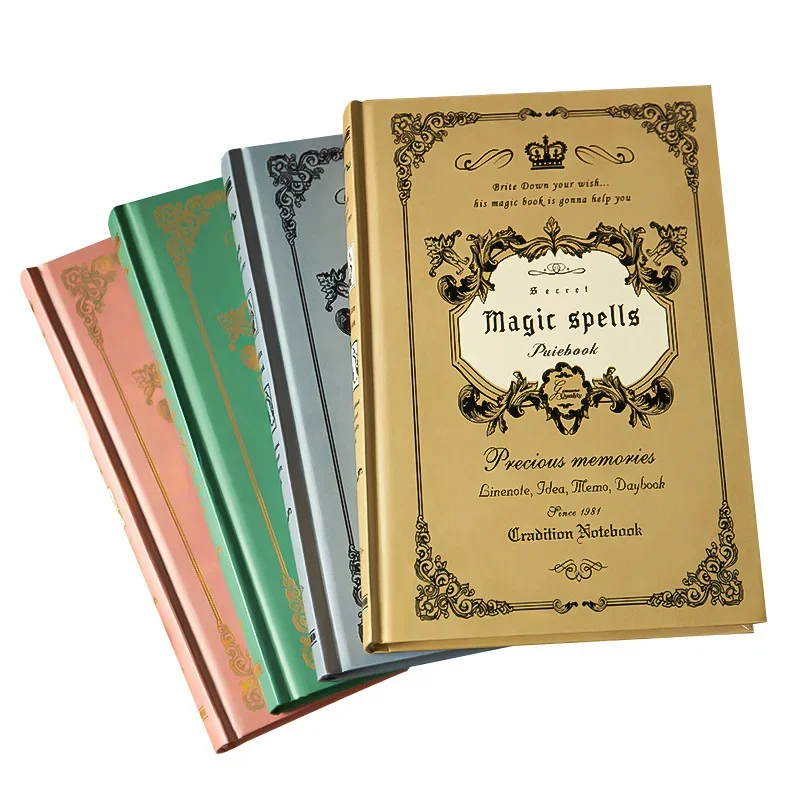 Retro American Stamping Notebook Exquisite Thickened Hand Ledger Note Registration Book Office Stationery Supplies