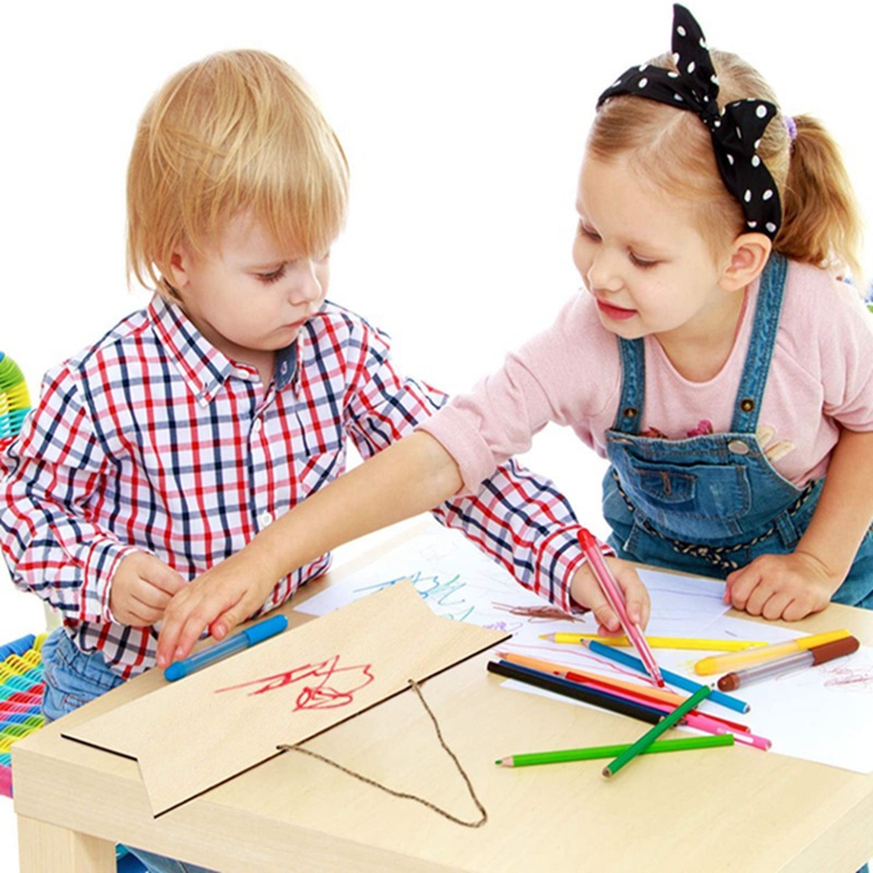 DIY Wooden Party Direction Sign Party Favor Guestbook Sign Wedding Decoration kids School Create Idea